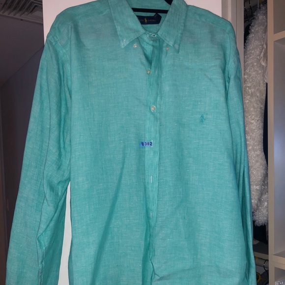 Perfect condition turquoise button up - Picture 1 of 5